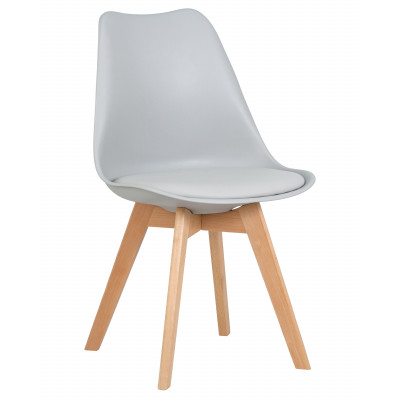 Стул обеденный DOBRIN JERRY SOFT LMZL-PP635 (светло-серый)