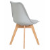 Стул обеденный DOBRIN JERRY SOFT LMZL-PP635 (светло-серый)